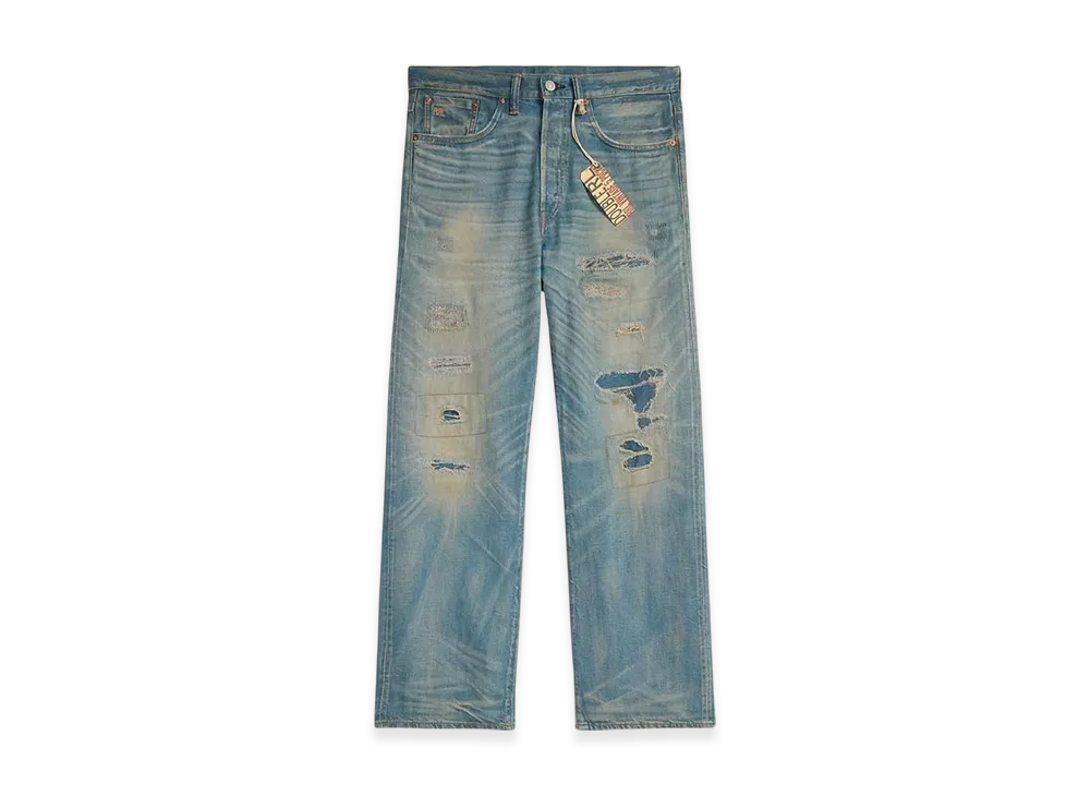 RRL Ralph Lauren 5-Pocket Plainfield Selvedge Jeans "Blue"