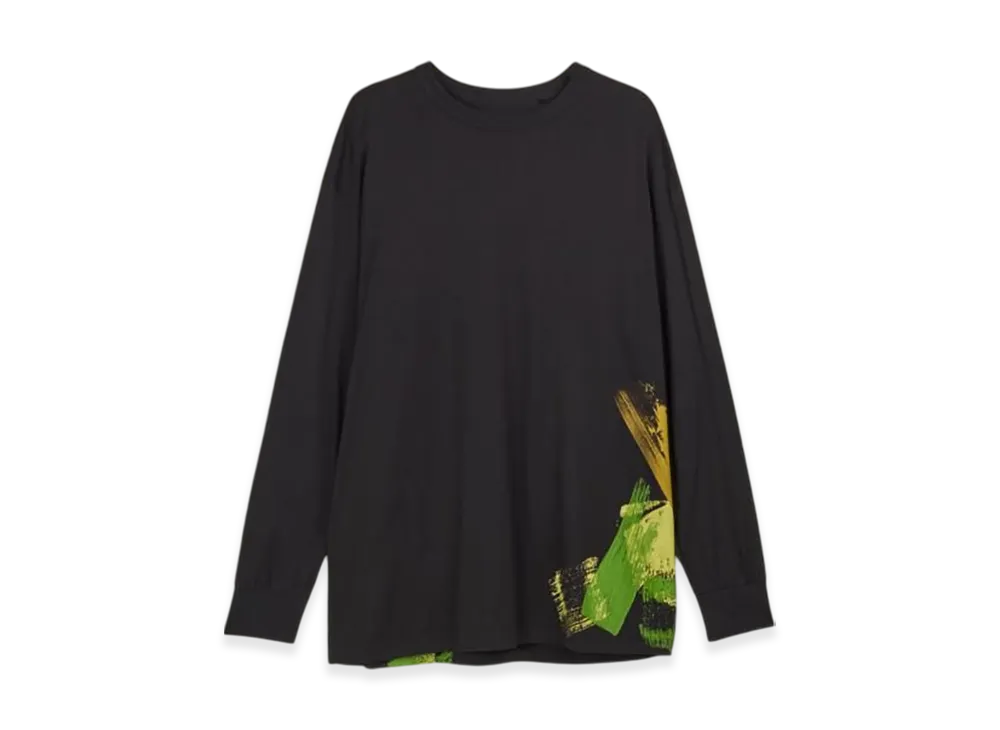 Y-3 Graphic Long Sleeve Tee "Black"