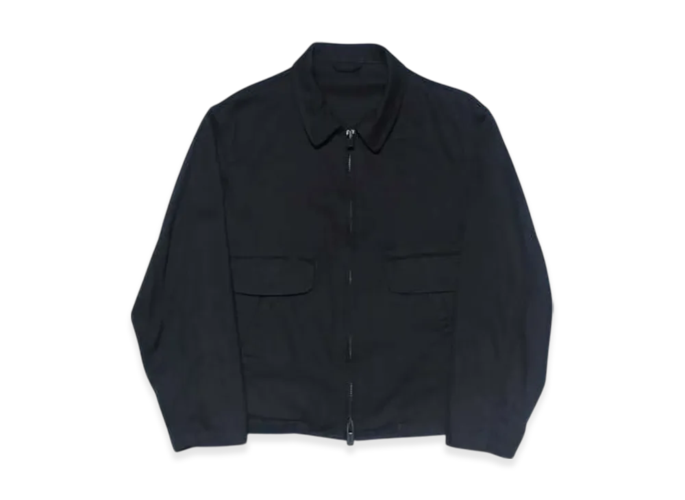 Yohji Yamamoto POUR HOMME Cotton Drill Multi-Pocket Blouson "Black"