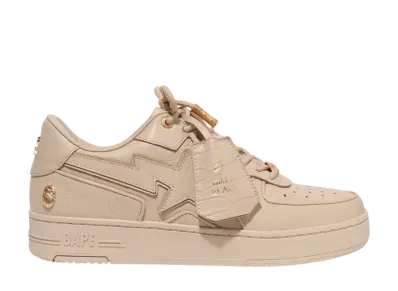 A BATHING APE BAPE BLACK BAPE STA ICON "Beige"