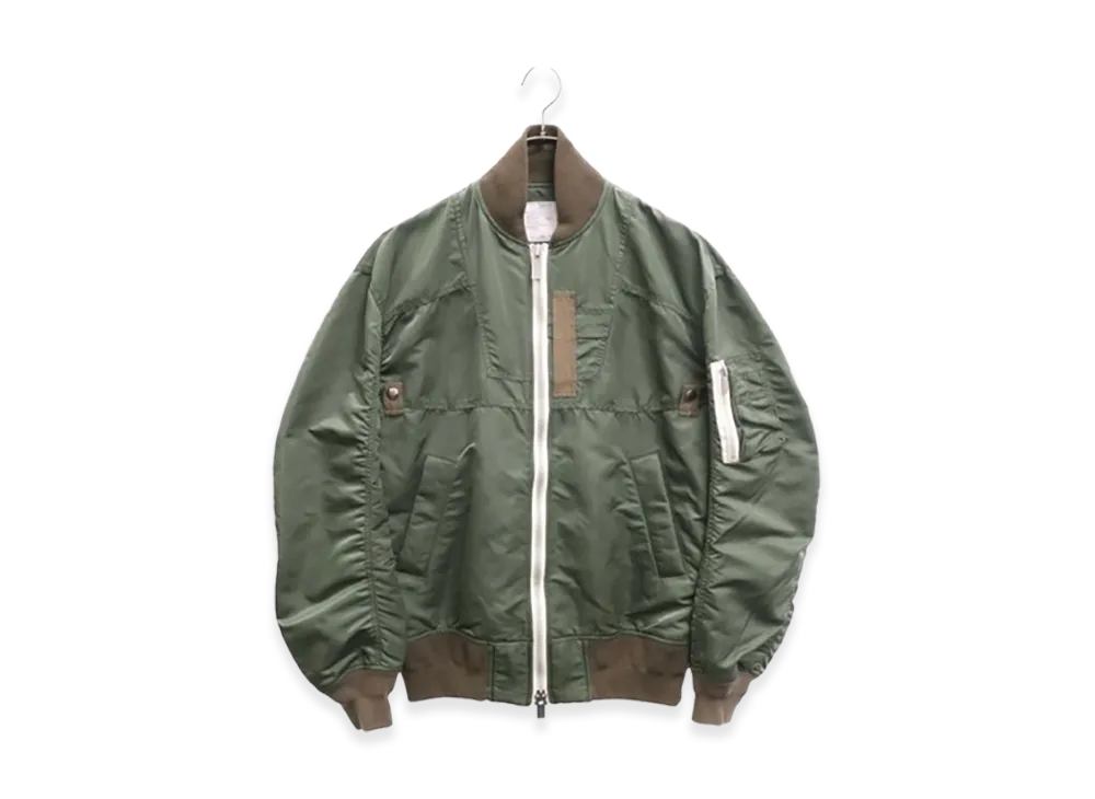 サカイ MA-1 ボンバージャケット "カーキ"