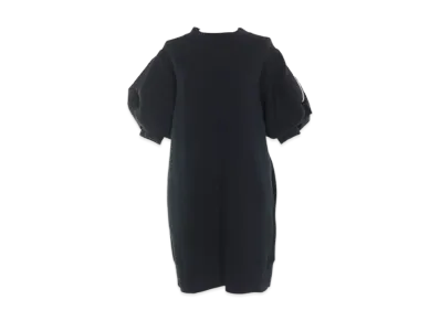 sacai Sponge Sweat Dress "Black"