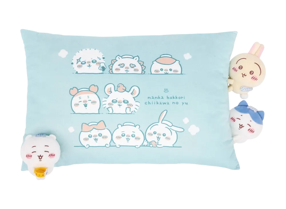 バンダイ 一番くじ ちいかわ ～なんかほっこり ちいかわの湯～ ラストワン賞 一緒にほっこり♪湯あがりクッション