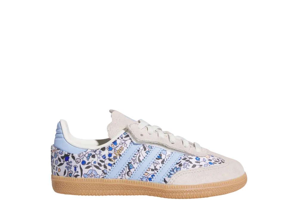 リバティ ロンドン × アディダスオリジナルス PS サンバ OG コンフォートクロージャー "ブルーフローラル" (キッズ)