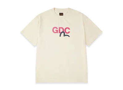 GDC x EVISU Dirty Washed Logo Tee "White"
