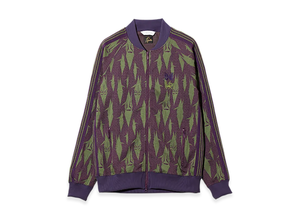 NEEDLES x Sasquatchfabrix. Track Jacket "Origami Crane" "Purple/Green"