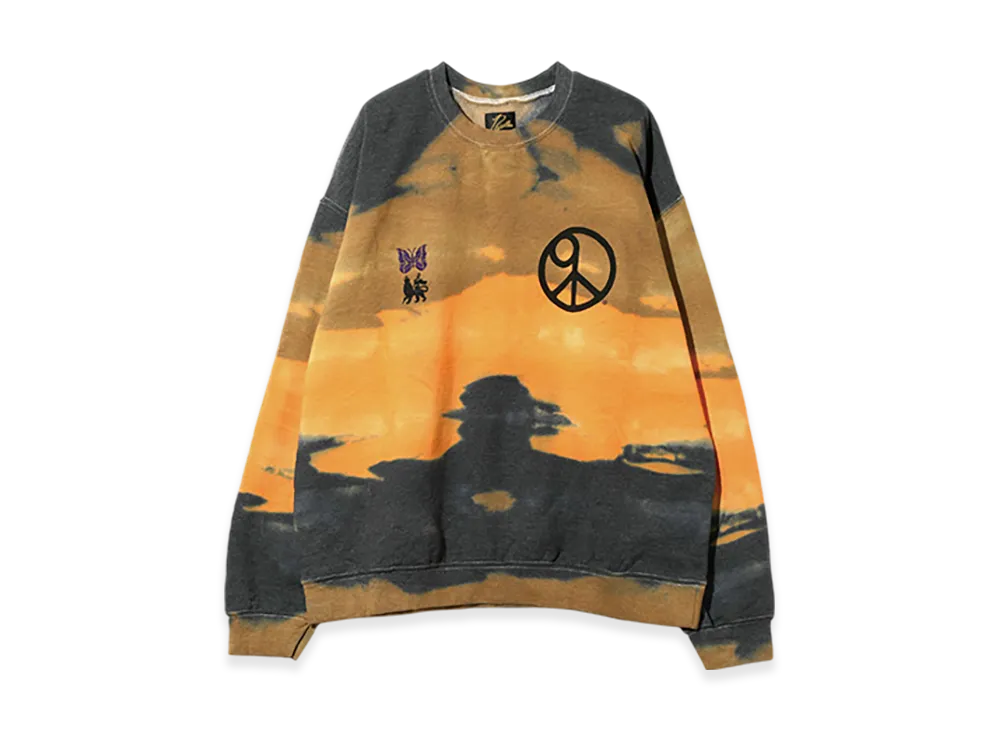 NEEDLES x Sasquatchfabrix. Slowgun Sweat "Peace To World" / Tie Dye "Multi"