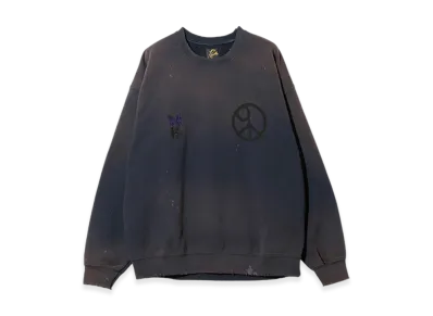 NEEDLES x Sasquatchfabrix. Slowgun Sweat "Peace To World" / Solid "Black"