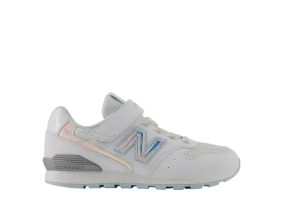 New Balance GS 996 "White/Silver Metallic"