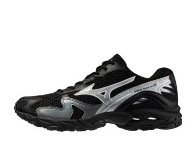 Mizuno Wave Rider 10 "Black/Silver/Metallic Silver"
