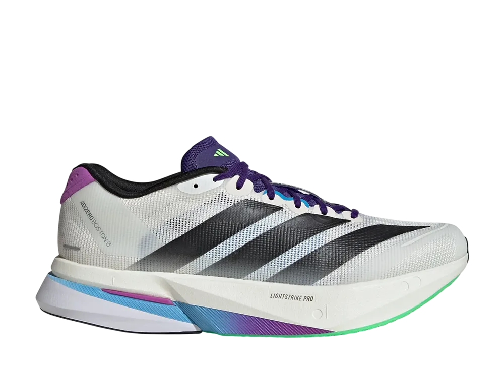 アディダス アディゼロ ボストン13 "コアホワイト/コアブラック/ライムバースト"