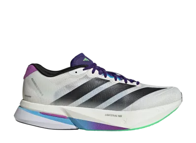 adidas Adizero Boston 13 "Core White/Core Black/Lime Burst"