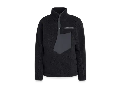 adidas Terrex Xploric High-Pile Fleece Pullover Sweatshirt "Black"