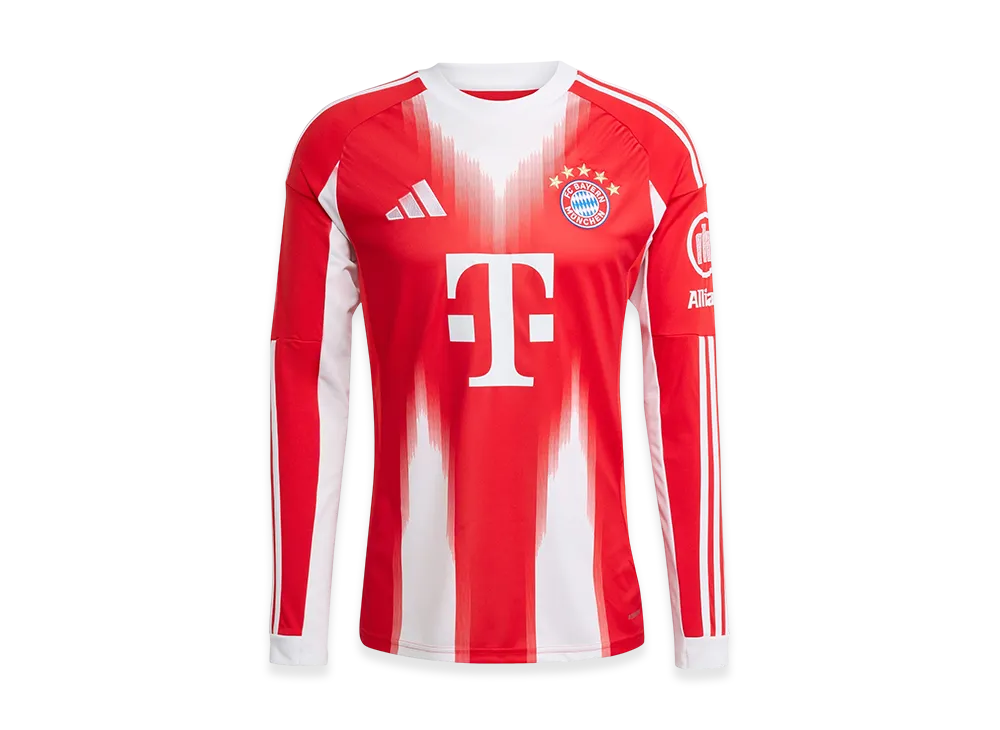 adidas FC Bayern 25/26 Long-Sleeve Home Jersey "Red"