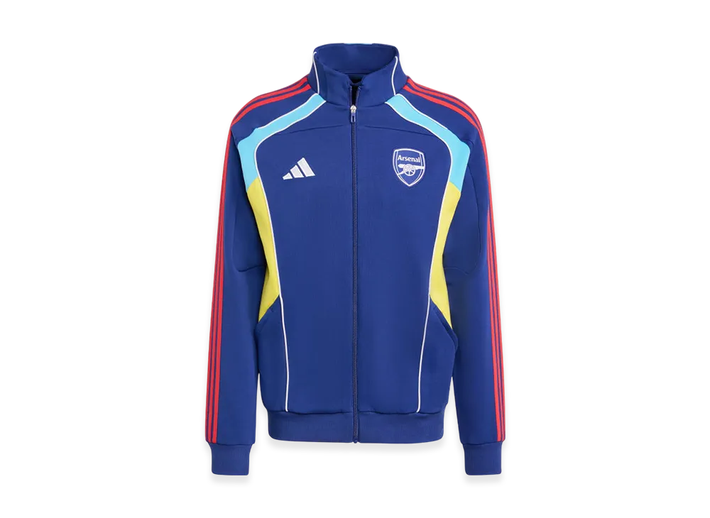 adidas Arsenal Festival Pack Doubleknit Track Top "Victory Blue/Bright Yellow/Bright Cyan"