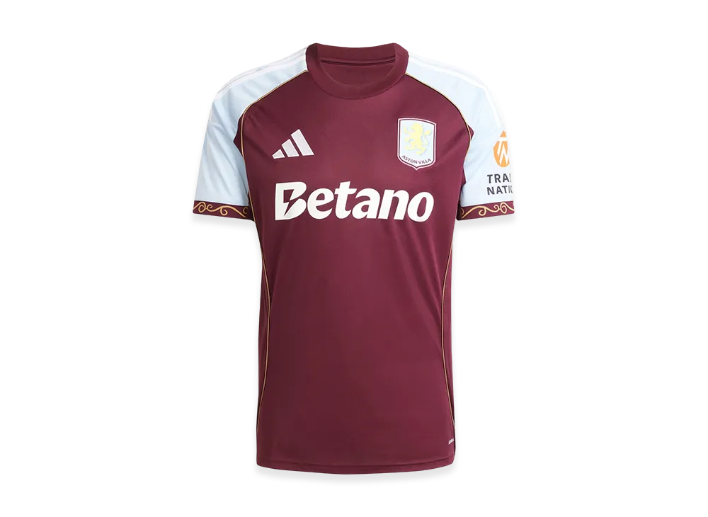 adidas Aston Villa FC 25/26 Home Jersey "Maroon/Glow Blue"