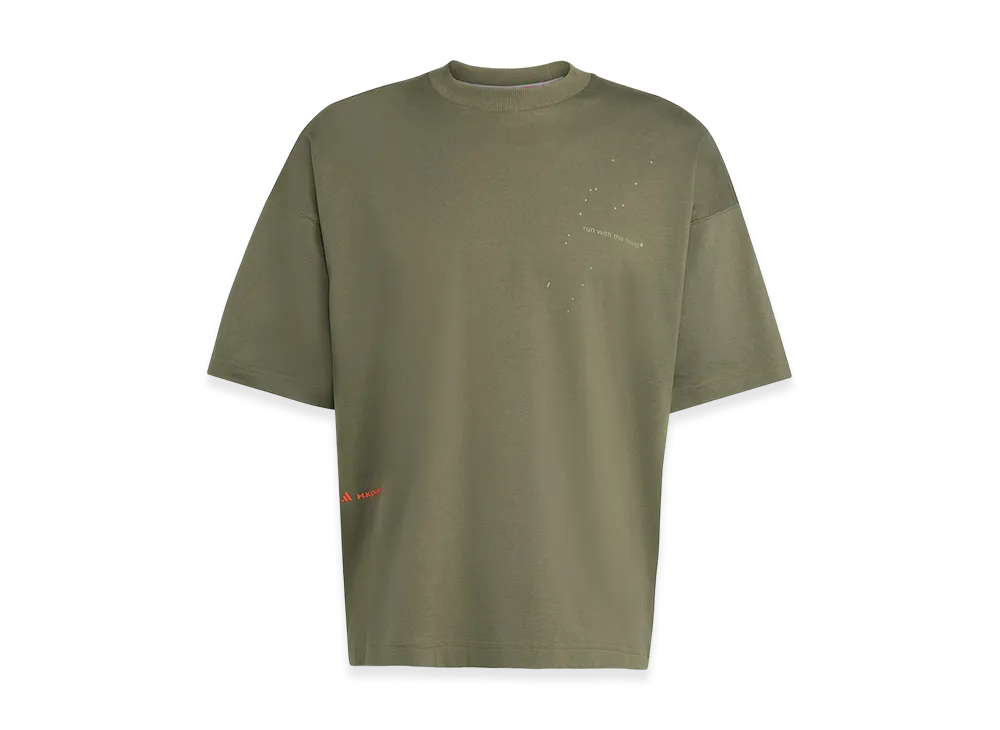 adidas Hermanos Bat Running Short-Sleeve T-Shirt (Gender Neutral) "Olive Strata"