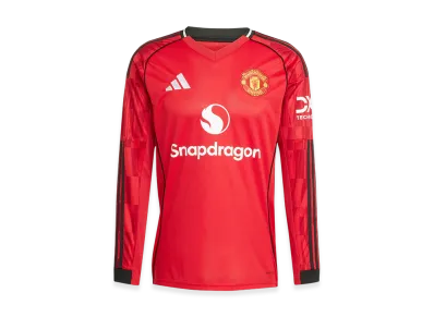 adidas Manchester United 25/26 Long-Sleeve Home Jersey "MUFC Red"