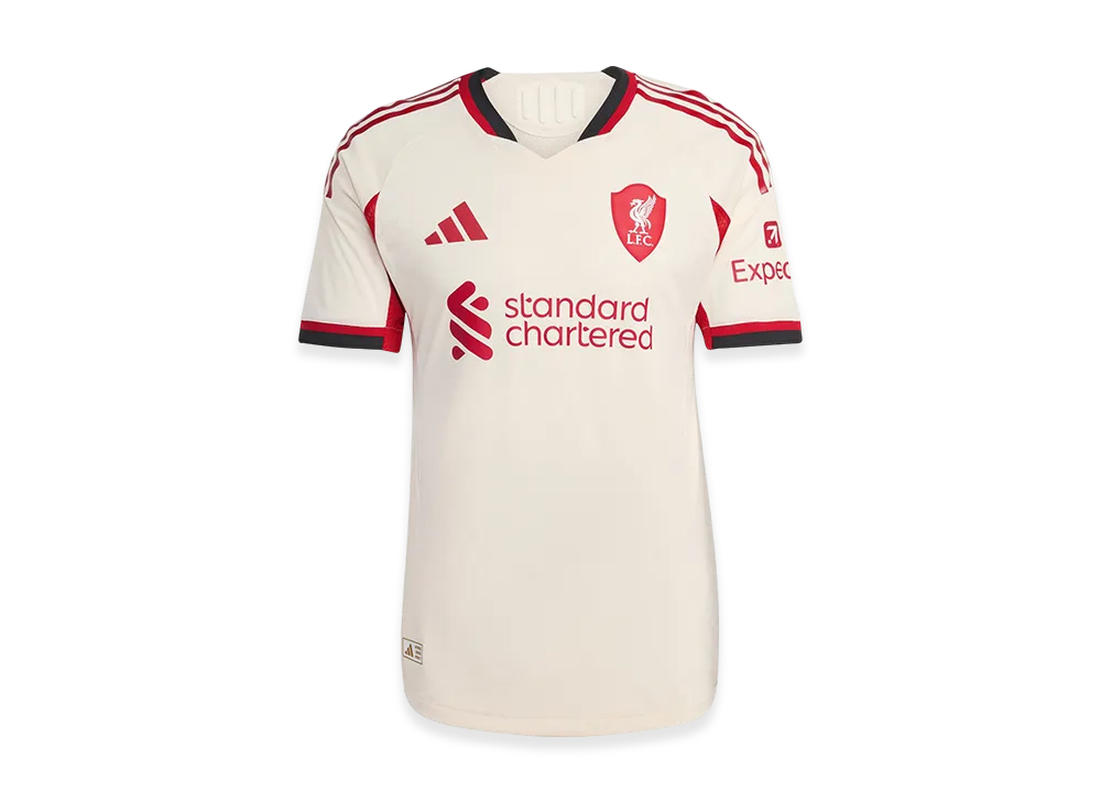 adidas Liverpool FC 25/26 Away Authentic Uniform "Wonder White"