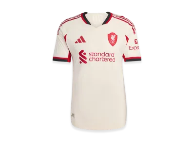 adidas Liverpool FC 25/26 Away Authentic Uniform "Wonder White"