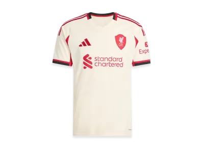 adidas Liverpool FC 25/26 Away Jersey "Wonder White"