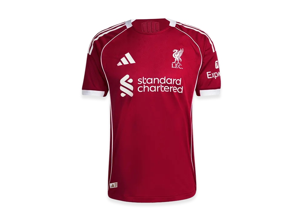 adidas Liverpool FC 25/26 Home Authentic Uniform "Strawberry Red"