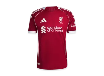 adidas Liverpool FC 25/26 Home Authentic Uniform "Strawberry Red"
