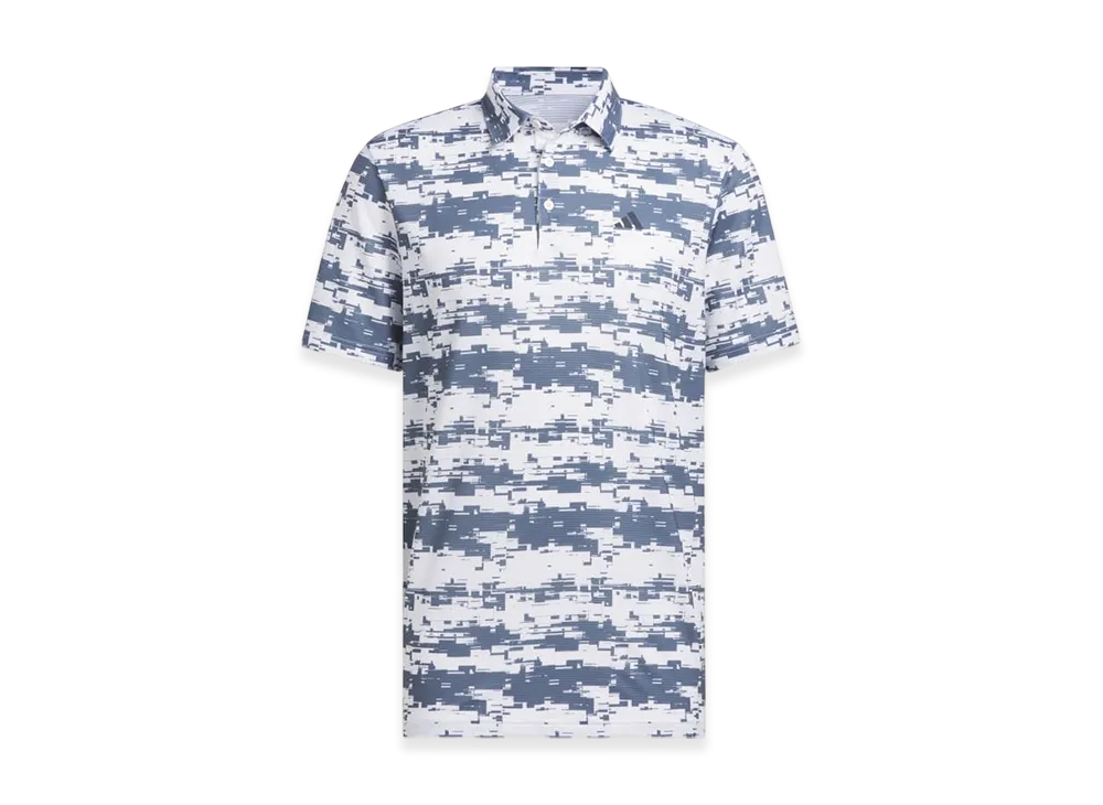 adidas Golf Heat. Rdy Geometric Short Sleeve Shirt "White/Preloved Ink"
