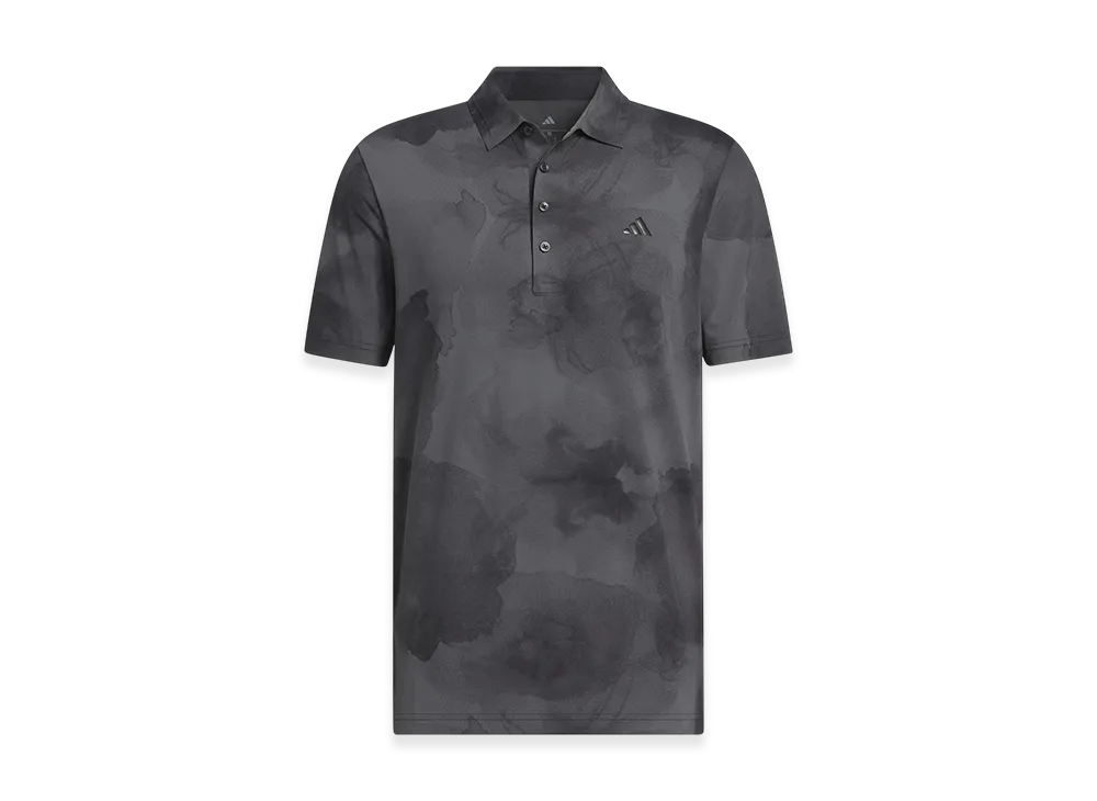 adidas Golf Adizero Cool-Touch Short-Sleeve Shirt "Black/Grey Six"