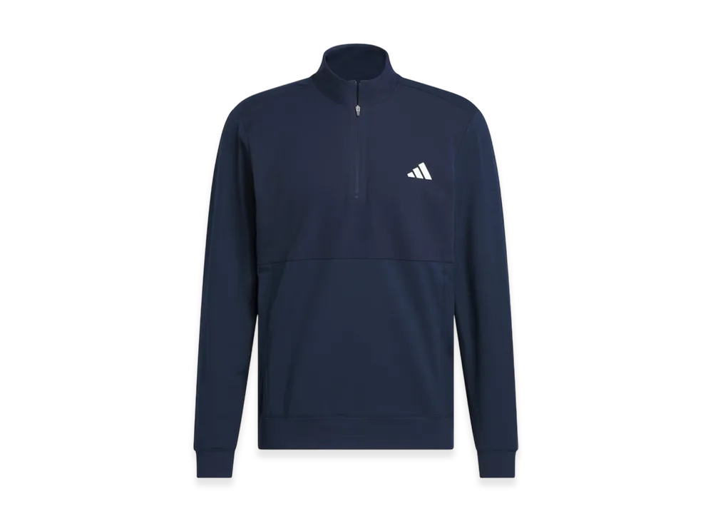 adidas Golf Adizero Fabric-Mix Long-Sleeve Half-Zip Jacket "Collegiate Navy"
