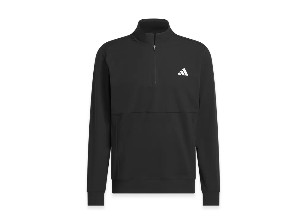 adidas Golf Adizero Fabric-Mix Long-Sleeve Half-Zip Jacket "Black"