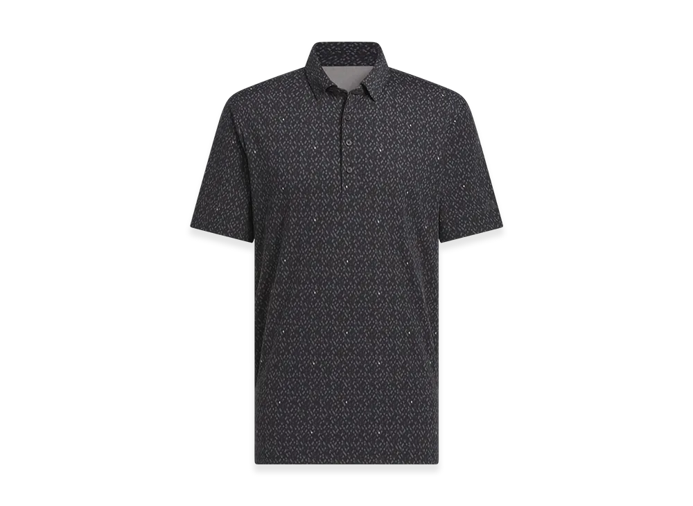 adidas Golf Ultimate365 Micro Argyle Polo Shirt "Black/Carbon"