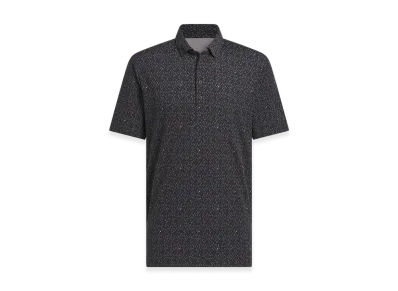 adidas Golf Ultimate365 Micro Argyle Polo Shirt "Black/Carbon"