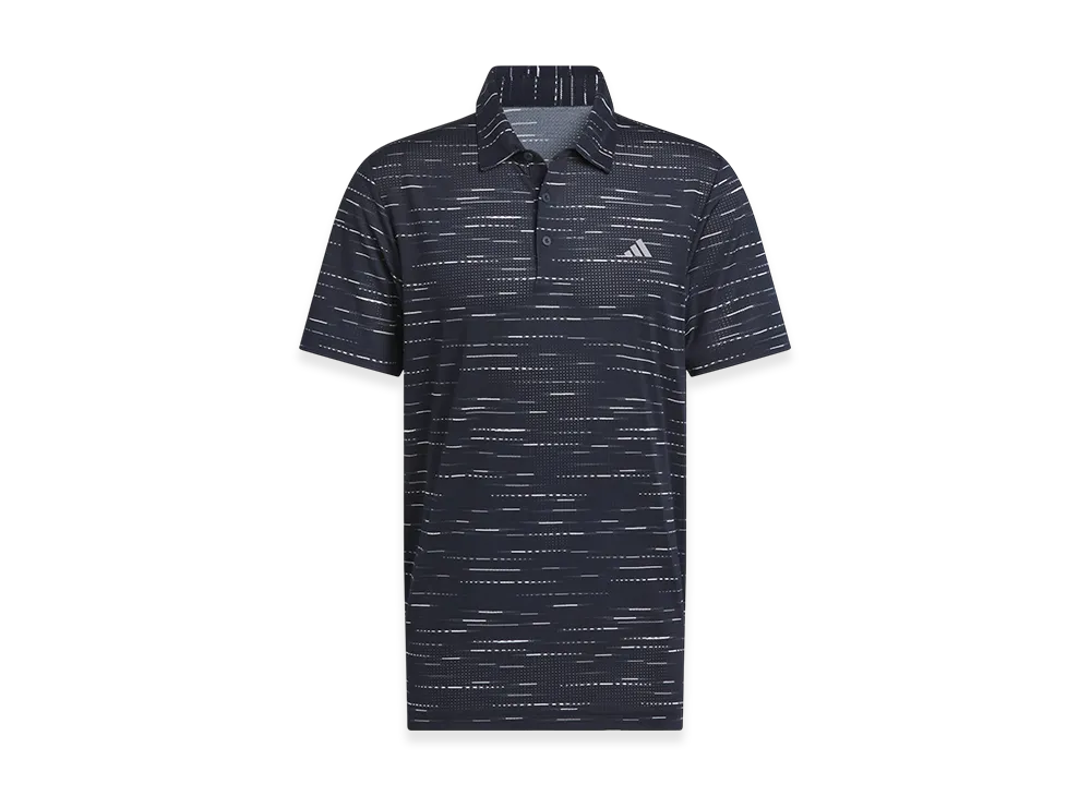 adidas Golf Ultimate365 Mesh Glimmer Print Polo Shirt "Collegiate Navy"