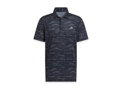 adidas Golf Ultimate365 Mesh Glimmer Print Polo Shirt "Collegiate Navy"