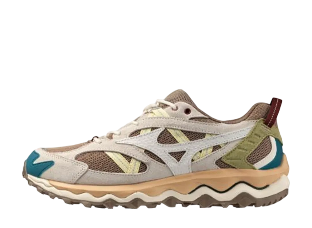 ミズノ ウェーブムジン TL "ブラウン/オフホワイト/グリーン"