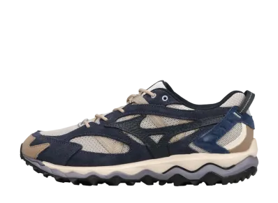 ミズノ ウェーブムジン TL "ライトグレー/ネイビー/ベージュ"