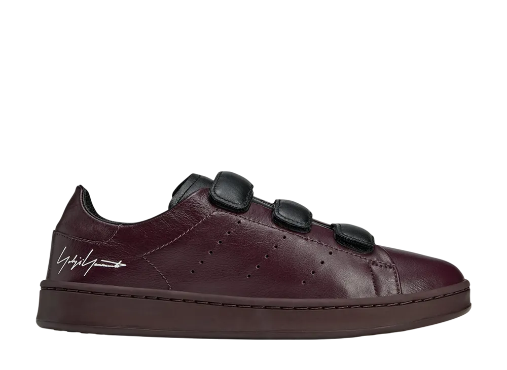 adidas Y-3 Stan Smith Hook-And-Loop "Shadow Maroon/Black"