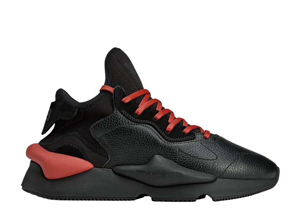 adidas Y-3 Kaiwa "Black/Black/Tribe Orange"