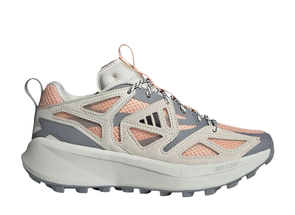 アディダス ウィメンズ カンタイ トレイル "パウダーコーラル/コアブラック/オービットグレー"
