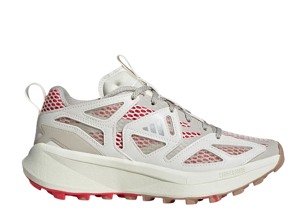 アディダス ウィメンズ カンタイ トレイル "ピュアルビー/シルバーメタリック/オービットグレー"