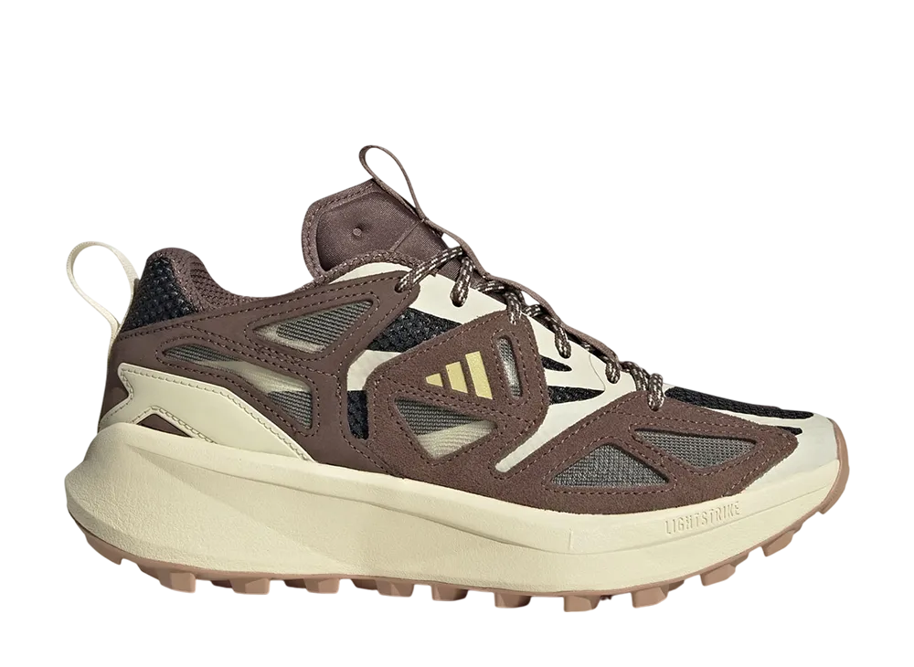 アディダス ウィメンズ カンタイ トレイル "コアブラック/パウダーイエロー/アースストレータ"