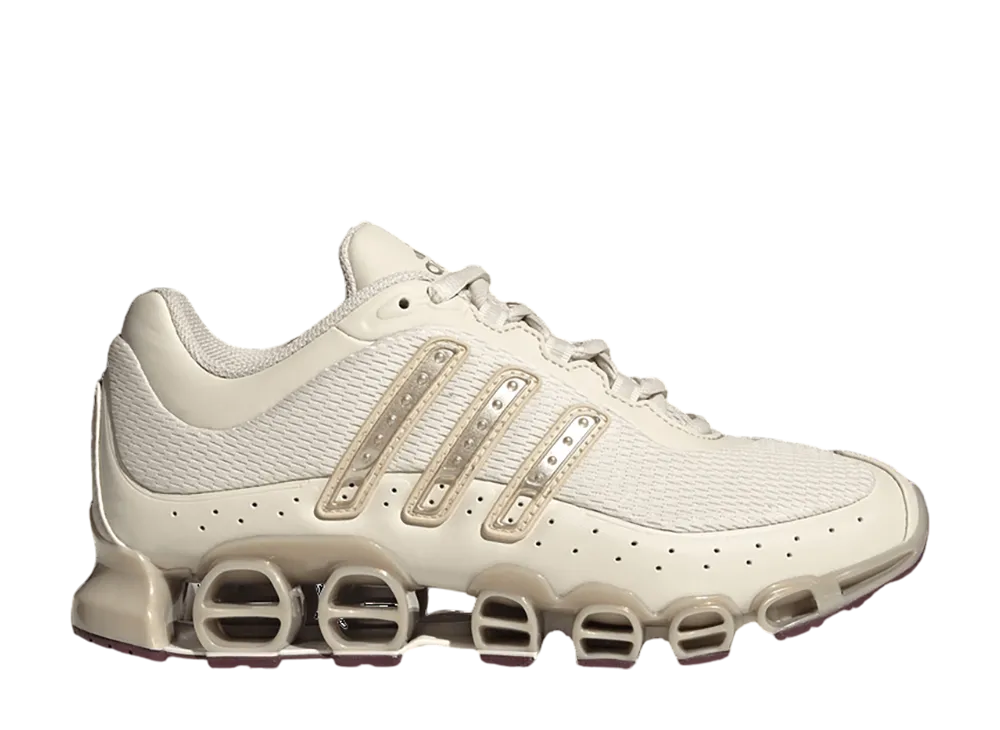 アディダスオリジナルス ウィメンズ メガライド "アルミナ/マルーン/サイバーメタリック"