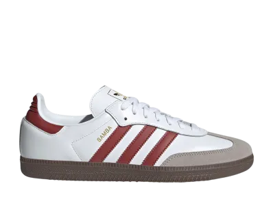 adidas Samba OG "Cloud White/Preloved Ruby/Clear Granite"
