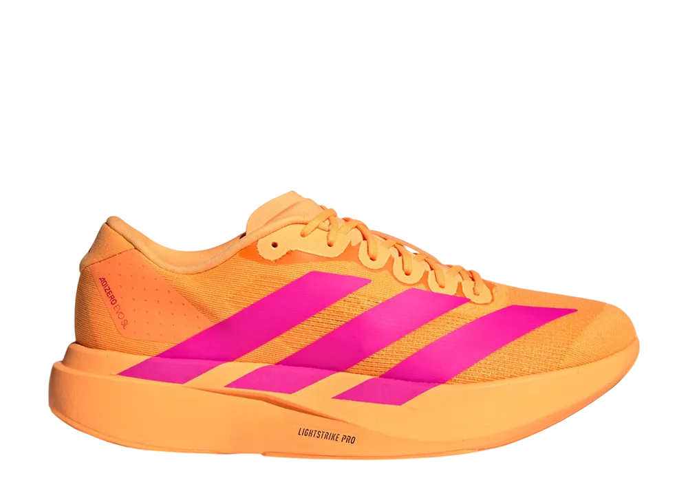 adidas Adizero EVO SL "Flash Orange/Shock Pink/Iron Metallic"
