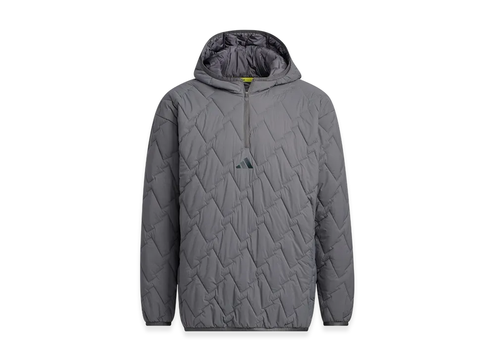 adidas Golf Quarter-Zip Padded Pullover Long-Sleeve "Grey Five"