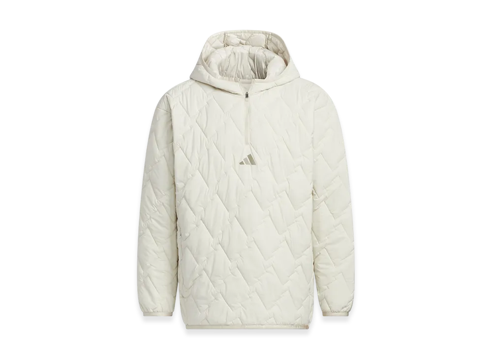 adidas Golf Quarter-Zip Padded Pullover Long-Sleeve "Alumina"