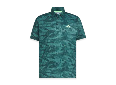 adidas Golf Graphic AOP Short-Sleeve Polo Shirt "Aurora Ivy"