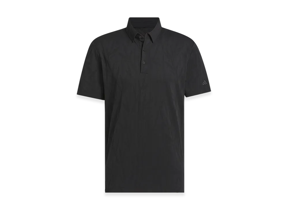 adidas Golf Go-To Textured Polo Shirt "Black"