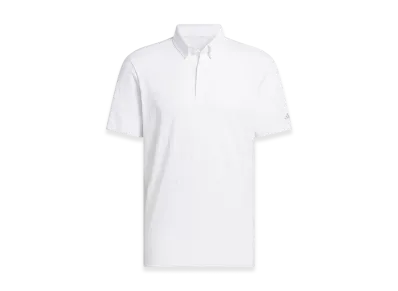 adidas Golf Go-To Textured Polo Shirt "White"